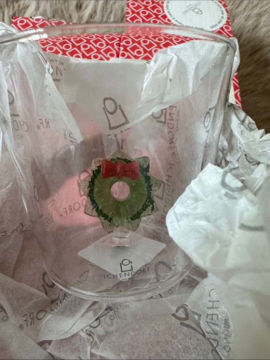 Anthropologie Other - Anthropologie x ichendorf Glass wreathe tumbler